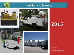 Fuel Tank Cleaning