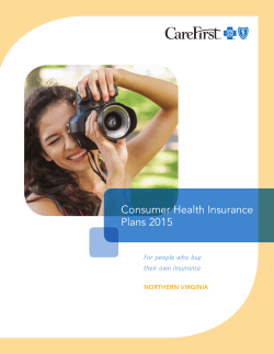 Consumer Health Insurance Plans 2015