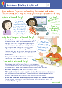 Faceb k Parties Explained