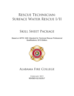 Surface Water I - Skill Sheet