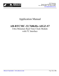 Application Manual AB-RTCMC-32.768kHz-AIGZ-S7