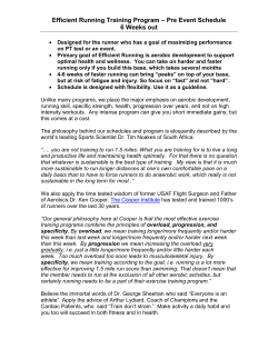 Pre-Event Schedule - Air Force Marathon