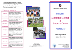 Gr 2-7 Brochure - Seisen International School