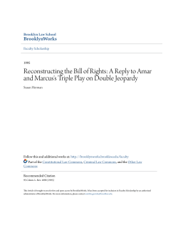 Reconstructing the Bill of Rights: A Reply to Amar