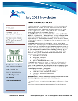 July 2013 Newsletter - Blue Sky Personal Support Workers