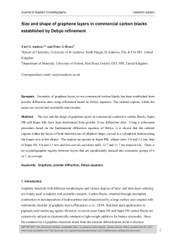 Size and shape of graphene layers in commercial carbon blacks