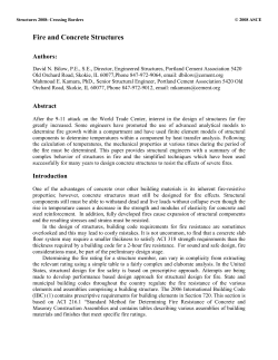 Fire And Concrete Structures - Cement