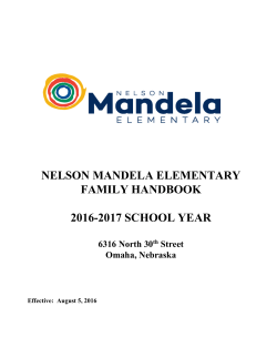 Packet - Nelson Mandela Elementary