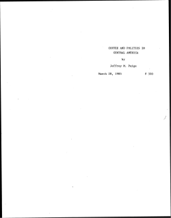 coffee and politics in central america - Deep Blue