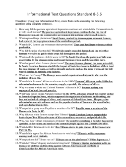 Informational Text Questions Standard 8-5.6