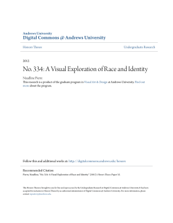 No. 334: A Visual Exploration of Race and Identity