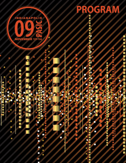 PASIC 2009 Program - Percussive Arts Society