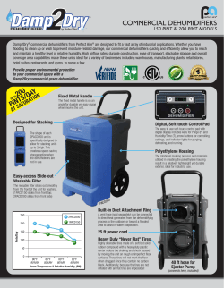 Perfect Aire 1PACD150 Manual