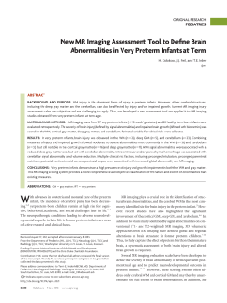 New MR Imaging Assessment Tool to Define Brain Abnormalities in