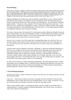 Proud Planning Napoleon Bonaparte`s downfall