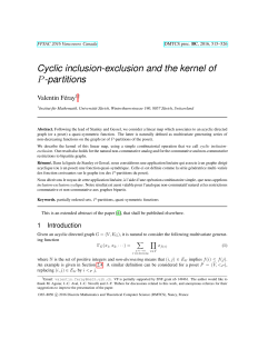 Cyclic inclusion-exclusion and the kernel of P-partitions