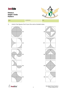 Primary 6 Chapter 7 Circles Practice 6