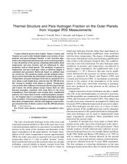 Conrath, et al, Icarus, 1998