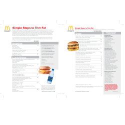 Simple Steps to Trim Fat