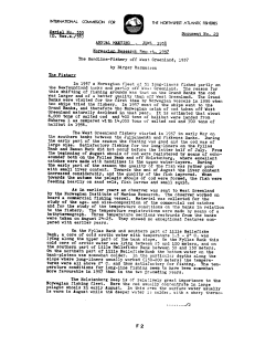 Norwegian Research report. 1957 - Northwest Atlantic Fisheries