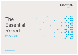 The Essential Report