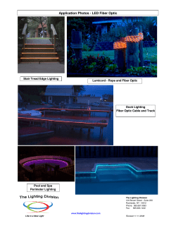LED Fiber Optic - The Lighting Division