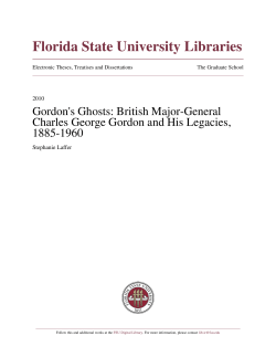British Major-General Charles George Gordon and His Legacies