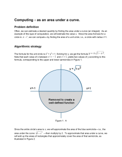 Exemplar pi area intro