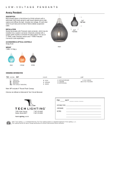 Avery Pendant - Tech Lighting