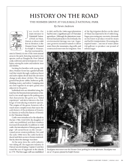 History on the Road - The Forest History Society