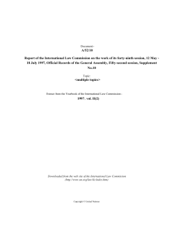 A/52/10 - Office of Legal Affairs