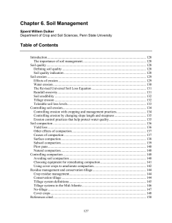 Chapter 6 - Soil Management - University of Maryland Extension