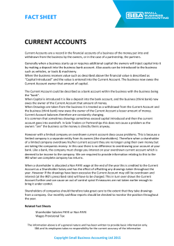 current accounts - SBA Small Business Accounting