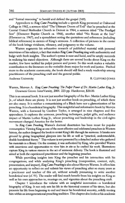 King Came Preaching: The Pulpit Power of Dr. Martin Luther King, Jr