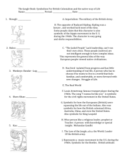 The Jungle Book: Symbolism For British Colonialism