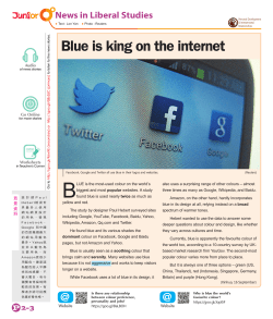 Blue is king on the internet