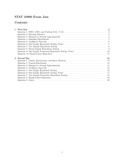 the Exam Jam Booklet