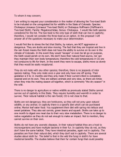 Chapter W-11 - &ldquo;Wildlife Parks and Unregulated