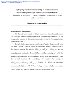 Hydrogen peroxide electrochemistry on platinum: towards