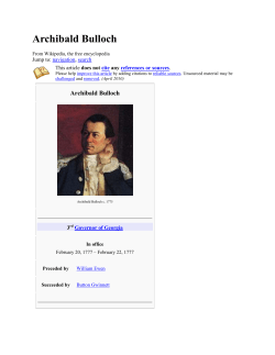 Archibald Bulloch