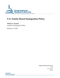 US Family-Based Immigration Policy