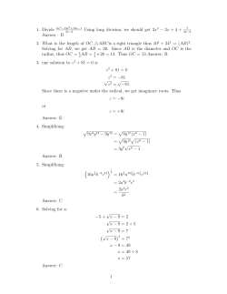1. Divide 6x3&minus;13x2+18x&minus;1 Using long division, we should get 2x3