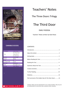 The Third Door - Scholastic Australia