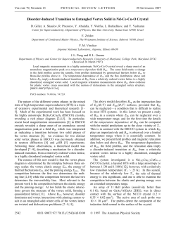 Disorder-Induced Transition to Entangled Vortex Solid in Nd-Ce