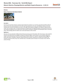 Mission Hills - Panorama City - Office of Historic Resources