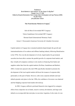 Published in Bond Markets in Latin America. On - Docentes