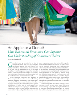 An Apple or a Donut?