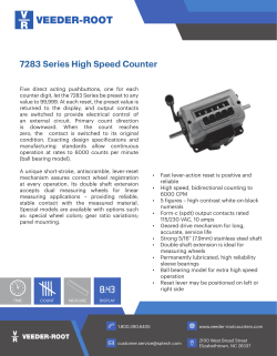 7283 Series High Speed Counter - Specialty Product Technologies