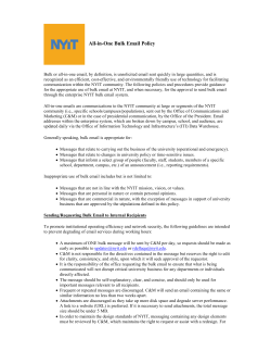 All-in-One Bulk Email Policy