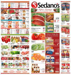 Sedano`s Helps You